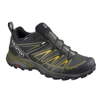 Salomon Férfi X ULTRA 3 GTX Túracipő Olivazöld